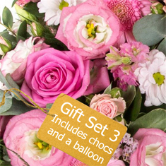 Stunning Florist Choice Seasonal Arrangement with Chocolates &amp; Balloon